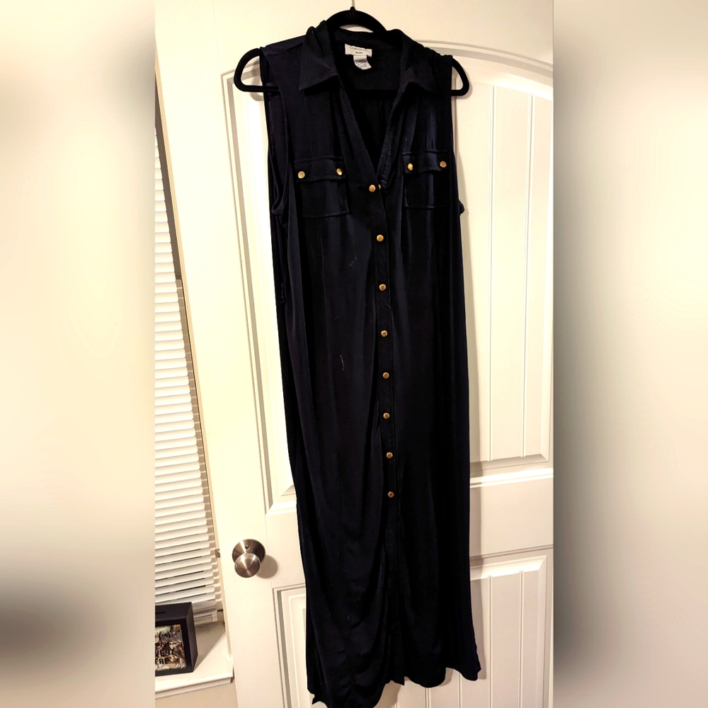 Navy blue dress